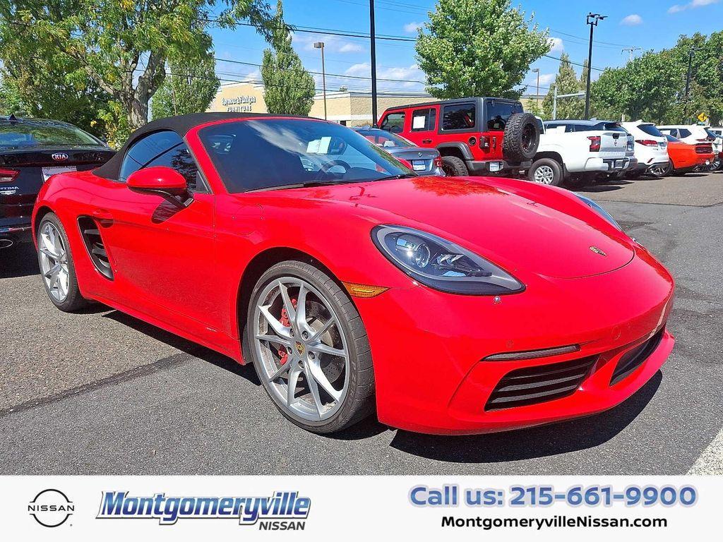 used 2017 Porsche 718 Boxster car, priced at $60,000