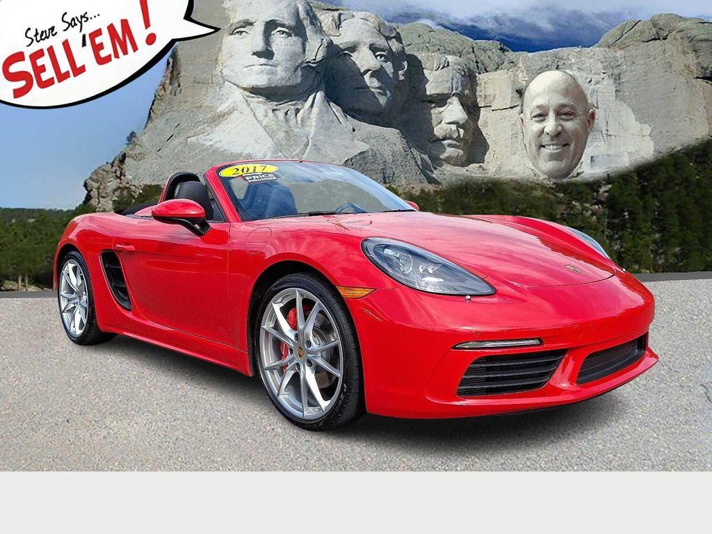 used 2017 Porsche 718 Boxster car, priced at $58,987