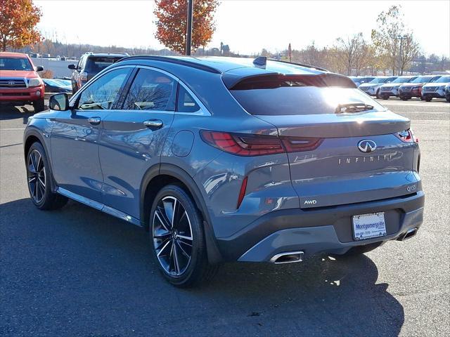 used 2022 INFINITI QX55 car, priced at $34,998