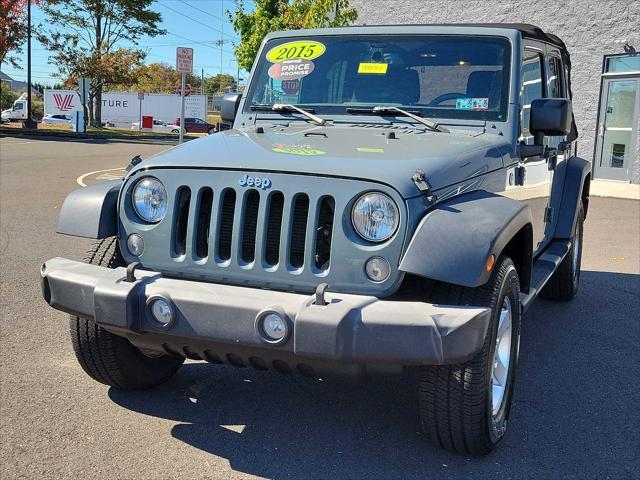 used 2015 Jeep Wrangler Unlimited car, priced at $19,998