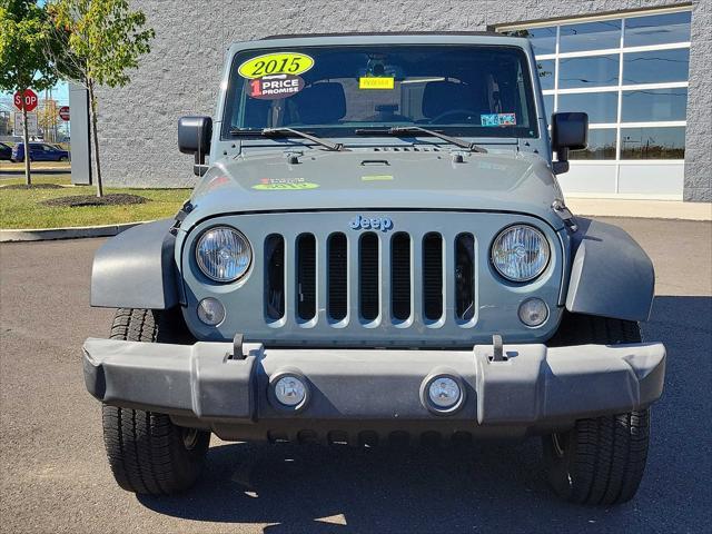 used 2015 Jeep Wrangler Unlimited car, priced at $19,998