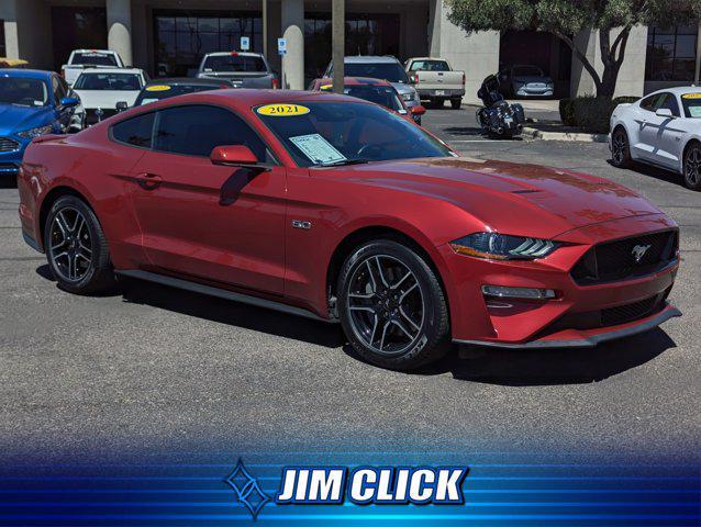 used 2021 Ford Mustang car, priced at $37,999