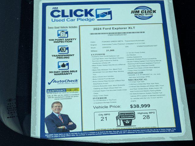 used 2024 Ford Explorer car, priced at $38,999