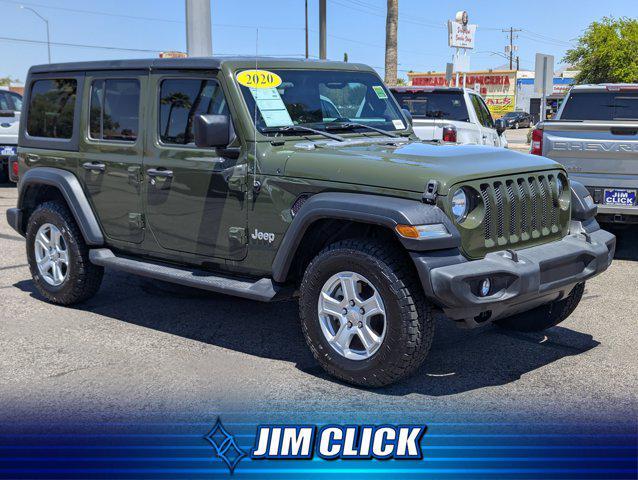 used 2020 Jeep Wrangler Unlimited car, priced at $30,999