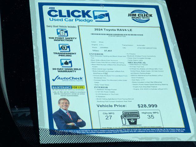 used 2024 Toyota RAV4 car, priced at $26,499