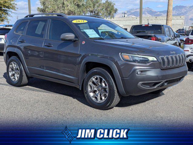 used 2021 Jeep Cherokee car, priced at $27,999