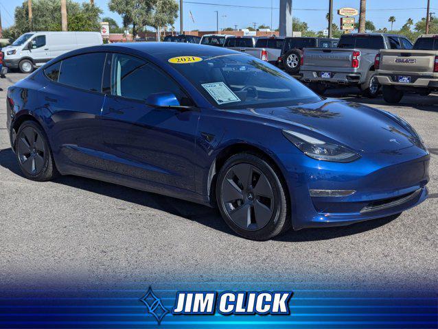 used 2021 Tesla Model 3 car, priced at $25,667