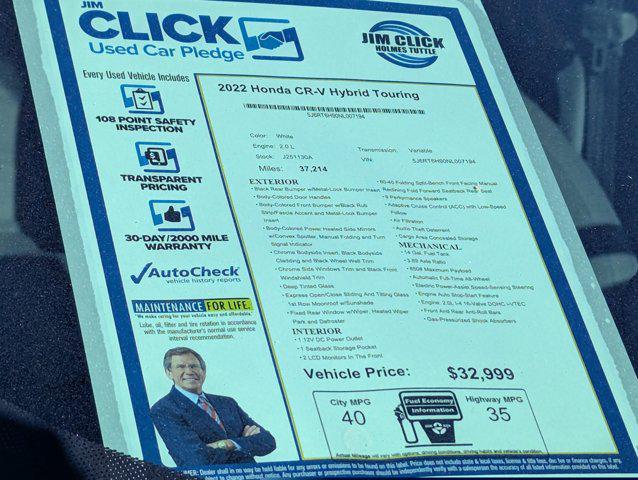 used 2022 Honda CR-V Hybrid car, priced at $30,499