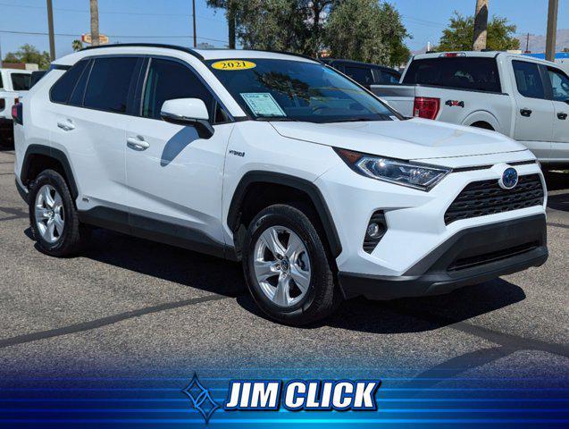 used 2021 Toyota RAV4 Hybrid car, priced at $32,999