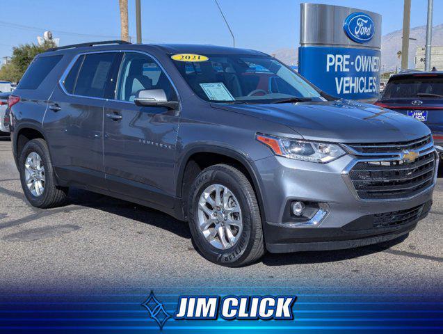 used 2021 Chevrolet Traverse car, priced at $32,999