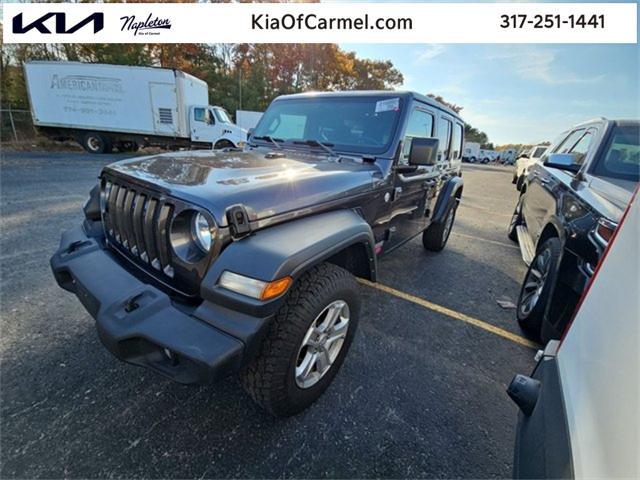 used 2021 Jeep Wrangler Unlimited car, priced at $26,175