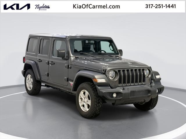 used 2021 Jeep Wrangler Unlimited car, priced at $26,175