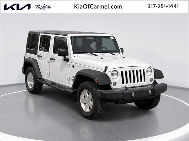 used 2017 Jeep Wrangler Unlimited car, priced at $18,954