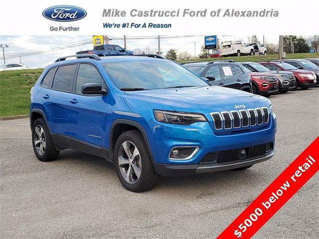 used 2022 Jeep Cherokee car, priced at $25,487