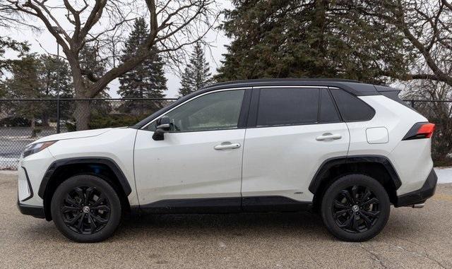 used 2022 Toyota RAV4 Hybrid car, priced at $35,699