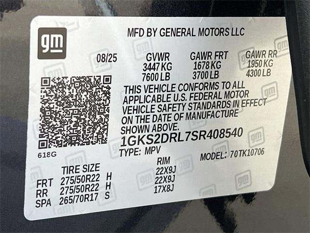new 2025 GMC Yukon car, priced at $85,010