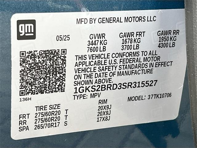 new 2025 GMC Yukon car, priced at $78,820