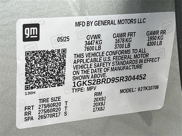 new 2025 GMC Yukon car, priced at $76,735