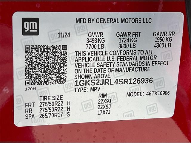 new 2025 GMC Yukon XL car, priced at $90,910
