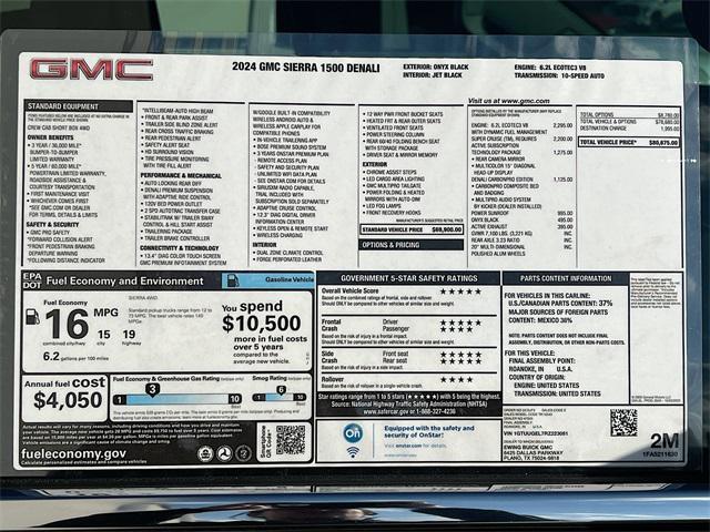 new 2024 GMC Sierra 1500 car, priced at $68,925