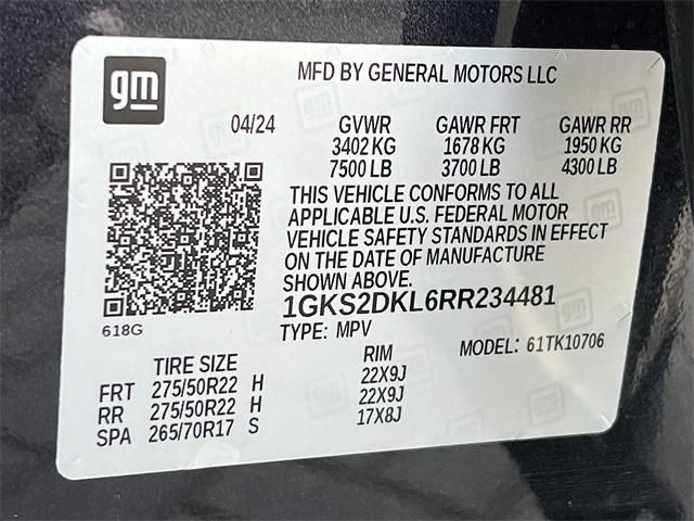 new 2024 GMC Yukon car, priced at $82,070