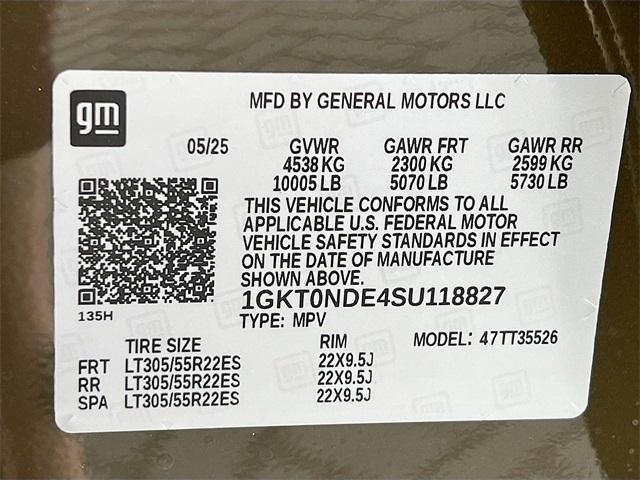 new 2025 GMC HUMMER EV SUV car, priced at $87,919