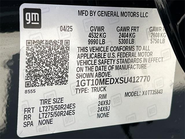 new 2025 GMC Sierra EV car, priced at $82,285