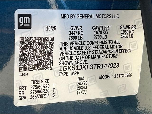 new 2026 GMC Yukon XL car, priced at $85,090