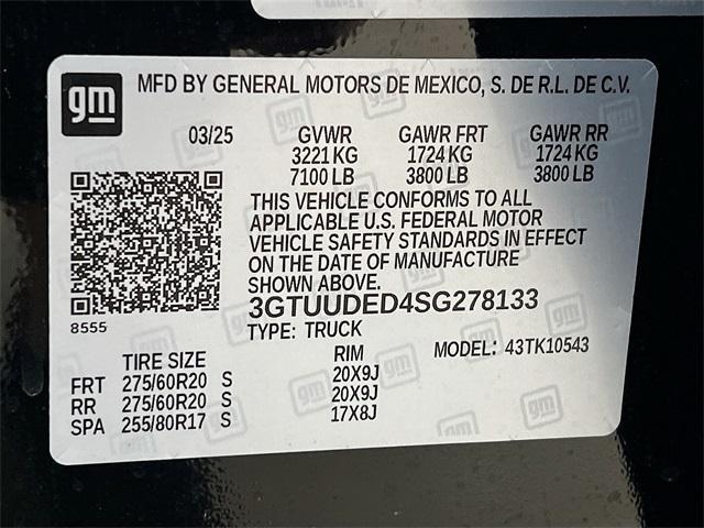 new 2025 GMC Sierra 1500 car, priced at $54,919