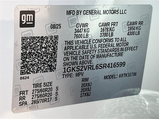 new 2025 GMC Yukon car, priced at $98,995