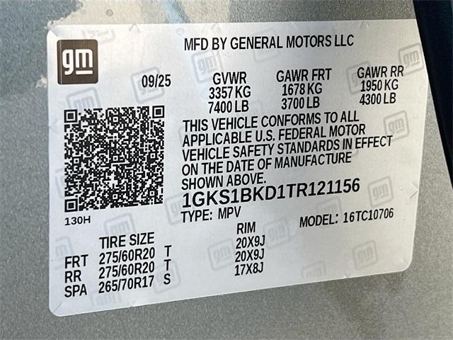 new 2026 GMC Yukon car, priced at $73,010