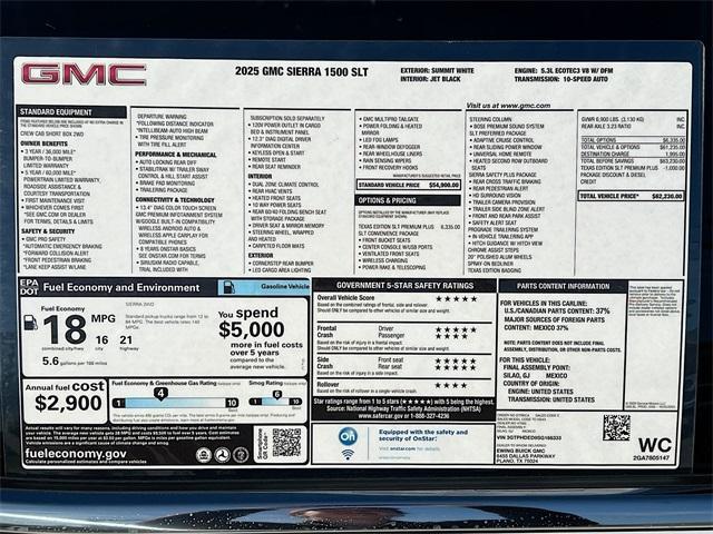 new 2025 GMC Sierra 1500 car, priced at $56,679