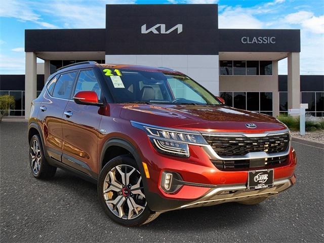 used 2021 Kia Seltos car, priced at $16,937