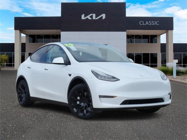 used 2020 Tesla Model Y car, priced at $28,396