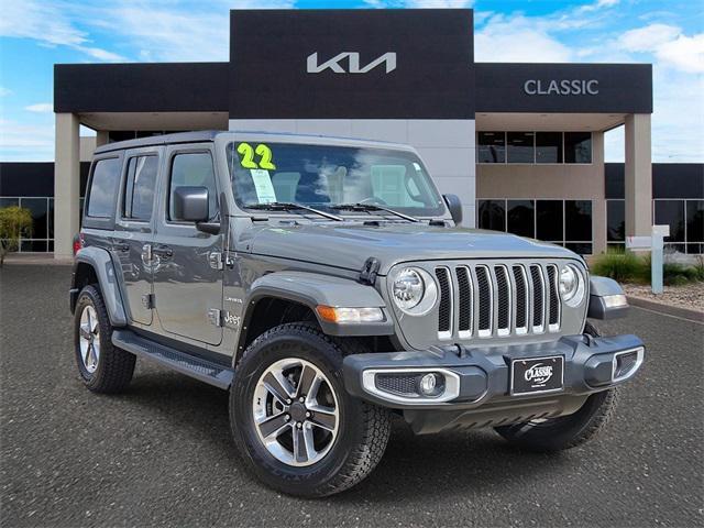 used 2022 Jeep Wrangler Unlimited car, priced at $35,400