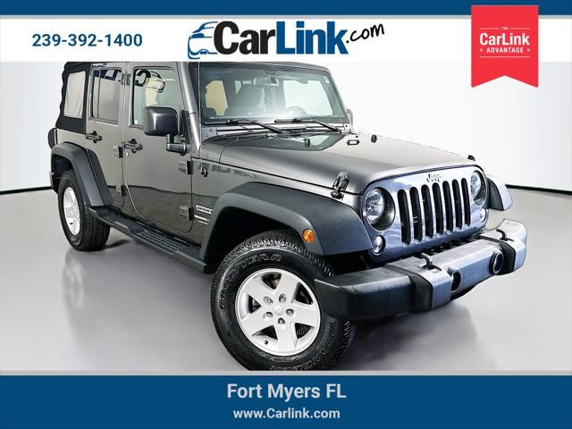 used 2018 Jeep Wrangler JK Unlimited car, priced at $18,888