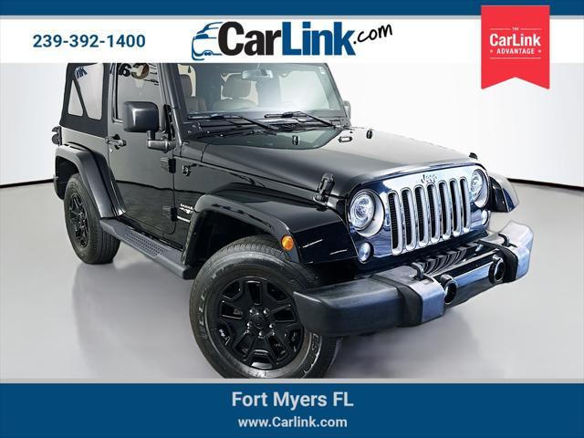 used 2018 Jeep Wrangler JK car, priced at $14,999