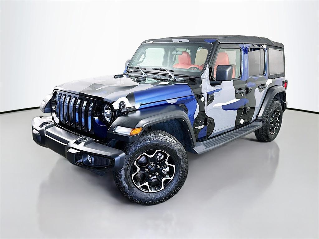 used 2021 Jeep Wrangler Unlimited car, priced at $21,500