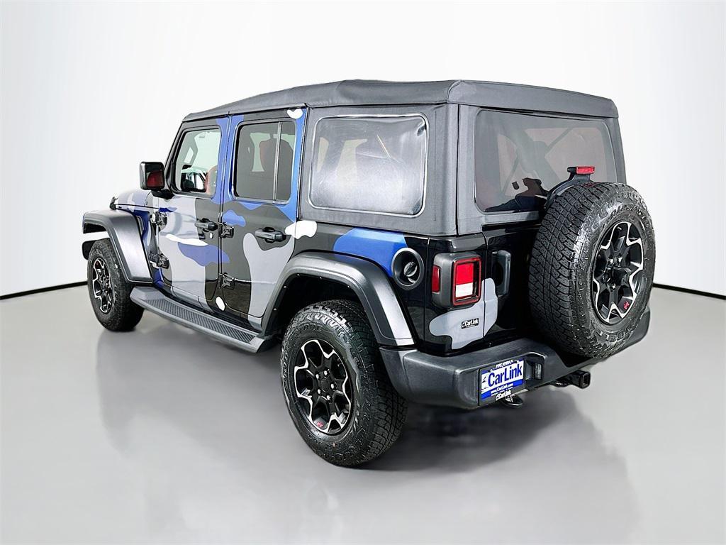 used 2021 Jeep Wrangler Unlimited car, priced at $21,500