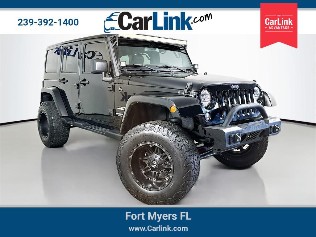 used 2015 Jeep Wrangler Unlimited car, priced at $18,900