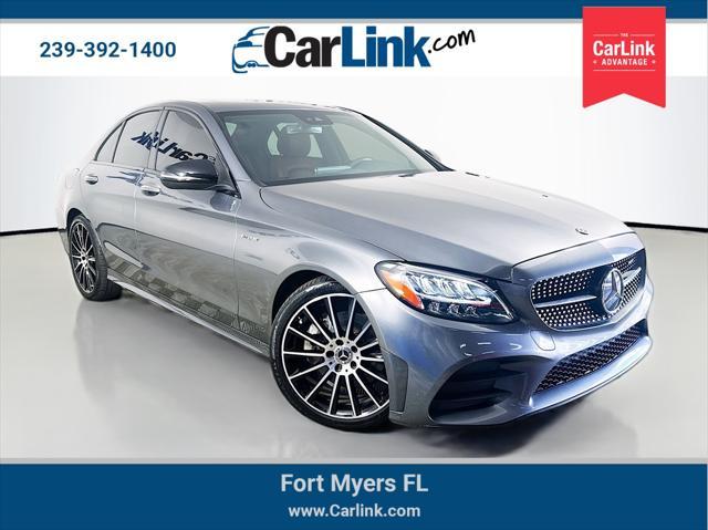 used 2021 Mercedes-Benz C-Class car, priced at $24,900