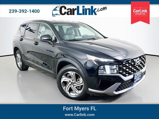 used 2021 Hyundai Santa Fe car, priced at $16,390