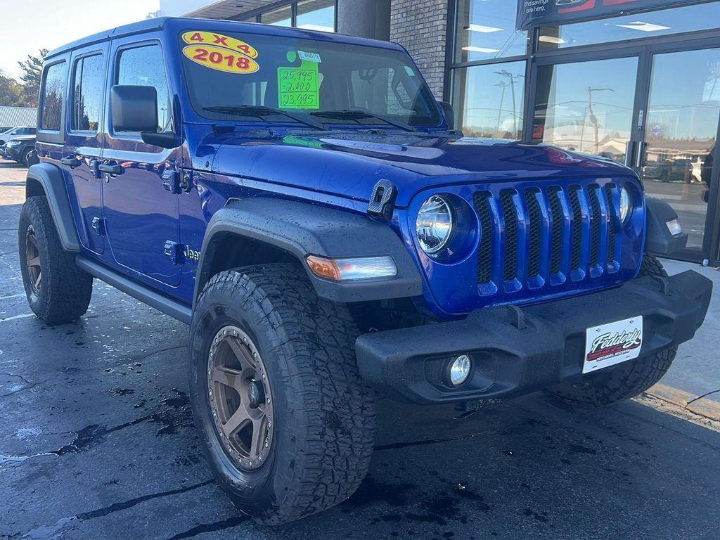 used 2018 Jeep Wrangler Unlimited car, priced at $23,995