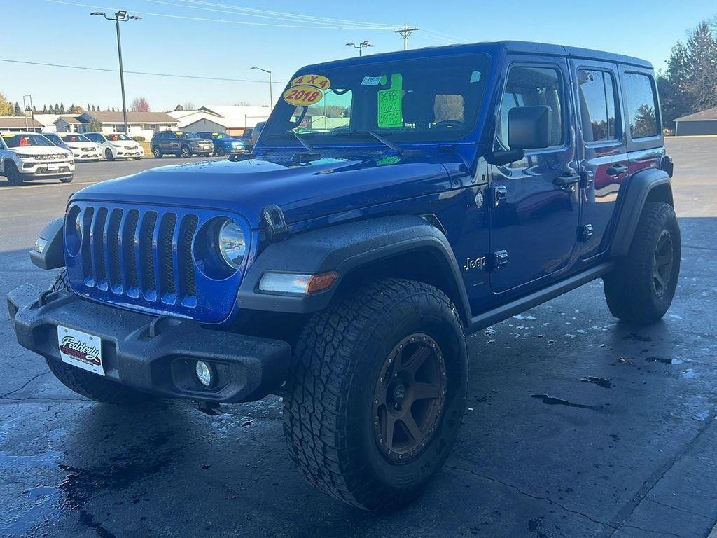 used 2018 Jeep Wrangler Unlimited car, priced at $23,995