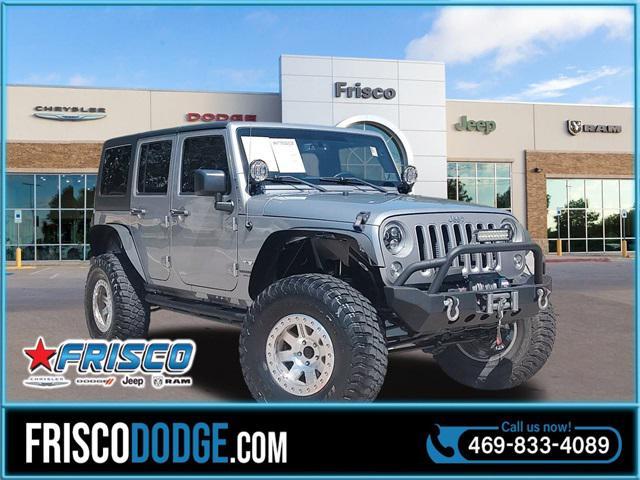 used 2016 Jeep Wrangler Unlimited car, priced at $24,611