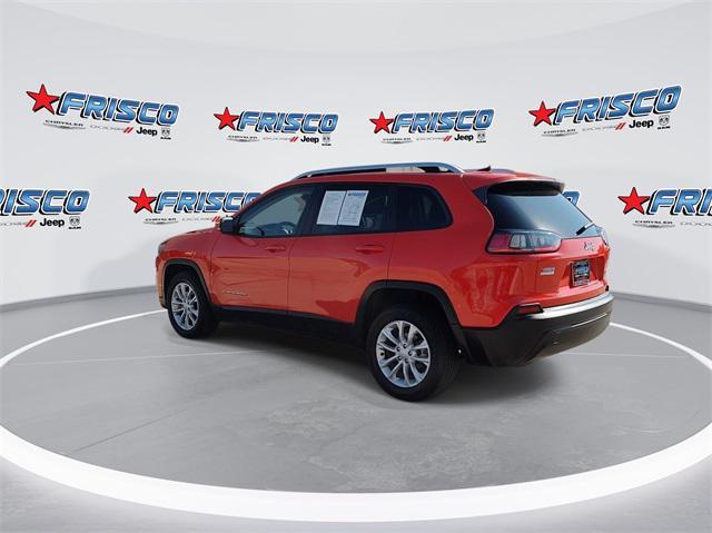 used 2021 Jeep Cherokee car, priced at $18,700