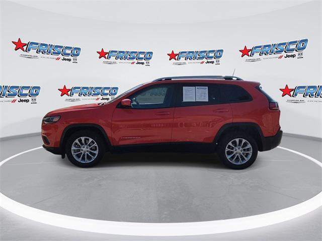 used 2021 Jeep Cherokee car, priced at $18,700