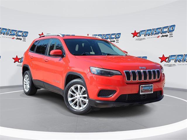 used 2021 Jeep Cherokee car, priced at $19,542