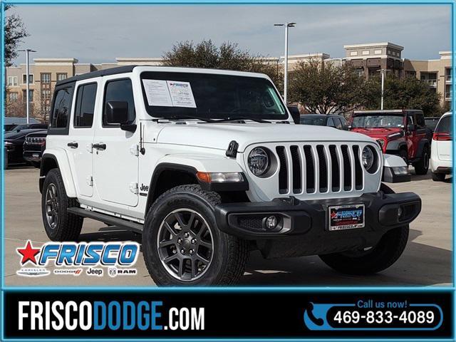 used 2021 Jeep Wrangler Unlimited car, priced at $32,192