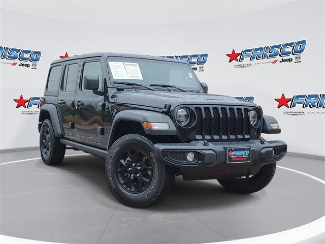 used 2021 Jeep Wrangler car, priced at $33,800